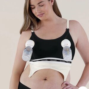 Bravado Black Clip and Pump™ Hands-Free Nursing Bra Accessory, size S, NWT